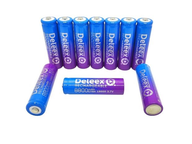 &u+ BATERIA PILA RECARGABLES 18650 DELEEX 1 TETON